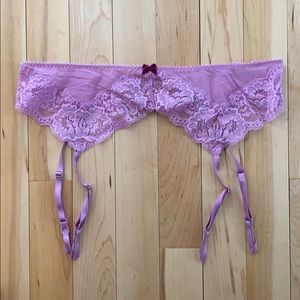 XS/S Purple Lace Garter by Victoria's Secret